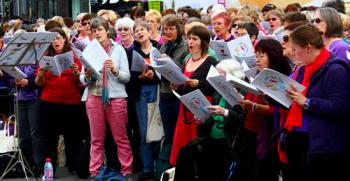 Street choirsPhoto: Ieuan Ellis